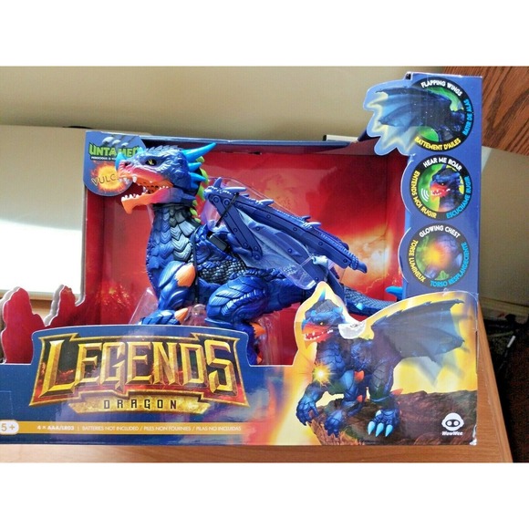 WowWee 3956 Untamed Legends Dragonball-Z Interactive Toy Dark Blue New in Box‎ - Picture 1 of 6